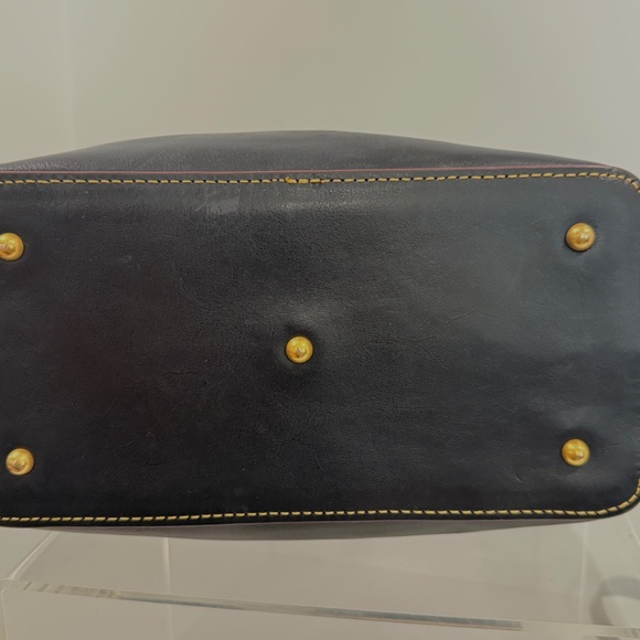 Dooney & Bourke Navy Florentine Brenna like new - Picture 5 of 13